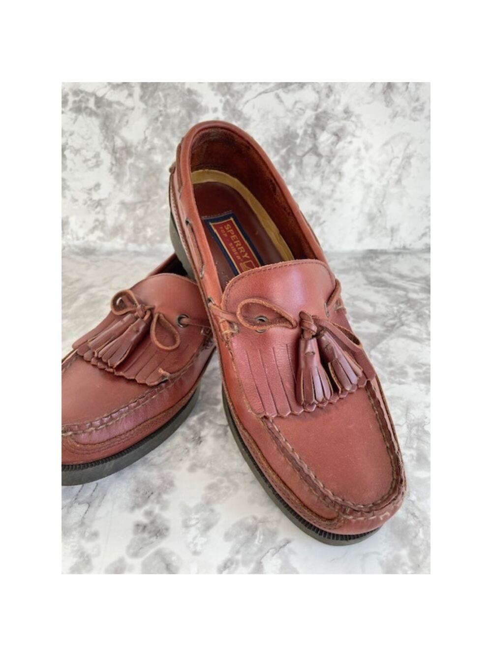 Sperry Top-Sider Men's 10M Leather Tassel Loafers Shoes Classic Casual Preppy